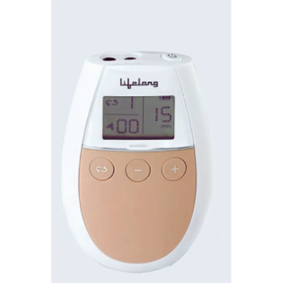 LLM315 Lifelong Electric Nerve Stimulation Pulse Tens Massager Digital Massage Machine for Body with 4 Gel Pads, 5 Massage Modes and 16 Intensity Levels