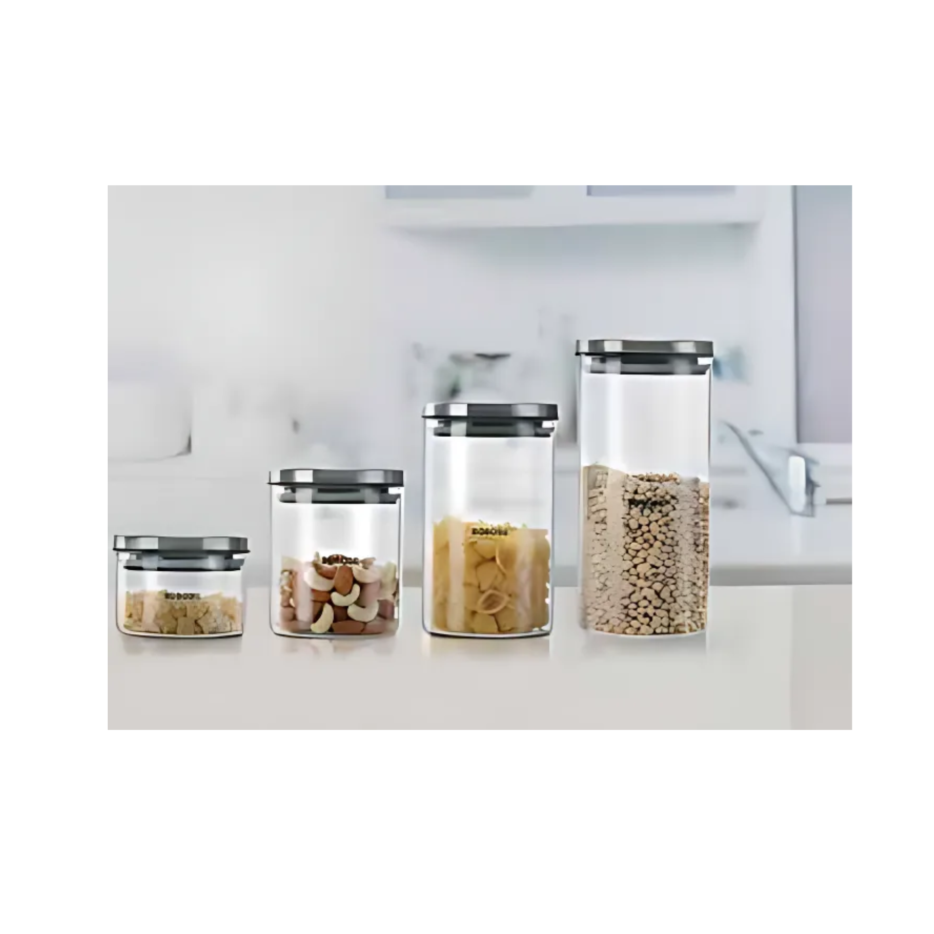 Borosil - Set Of 3 Classic Jars