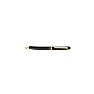 Lapis Bard - Contemporary Dark Metal Gold Trims Ballpoint Pen