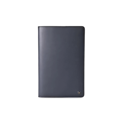 Lapis Bard - Ducorium A5-Size Leather Notebook Jacket - Navy Blue